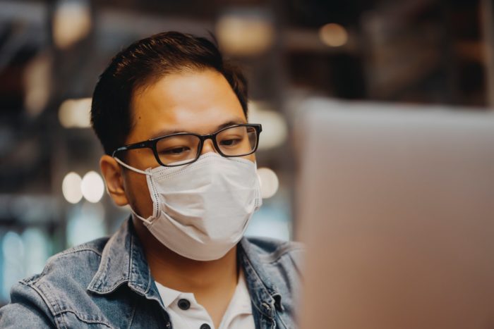University of San Francisco student studying during pandemic
