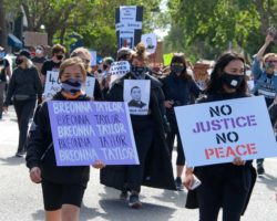 black lives matter protesting 1 Des Moines Police and police brutality