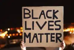 BLM sign in Portland