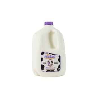 Farmland milk allegedly contains "no antibiotics" advertisements.