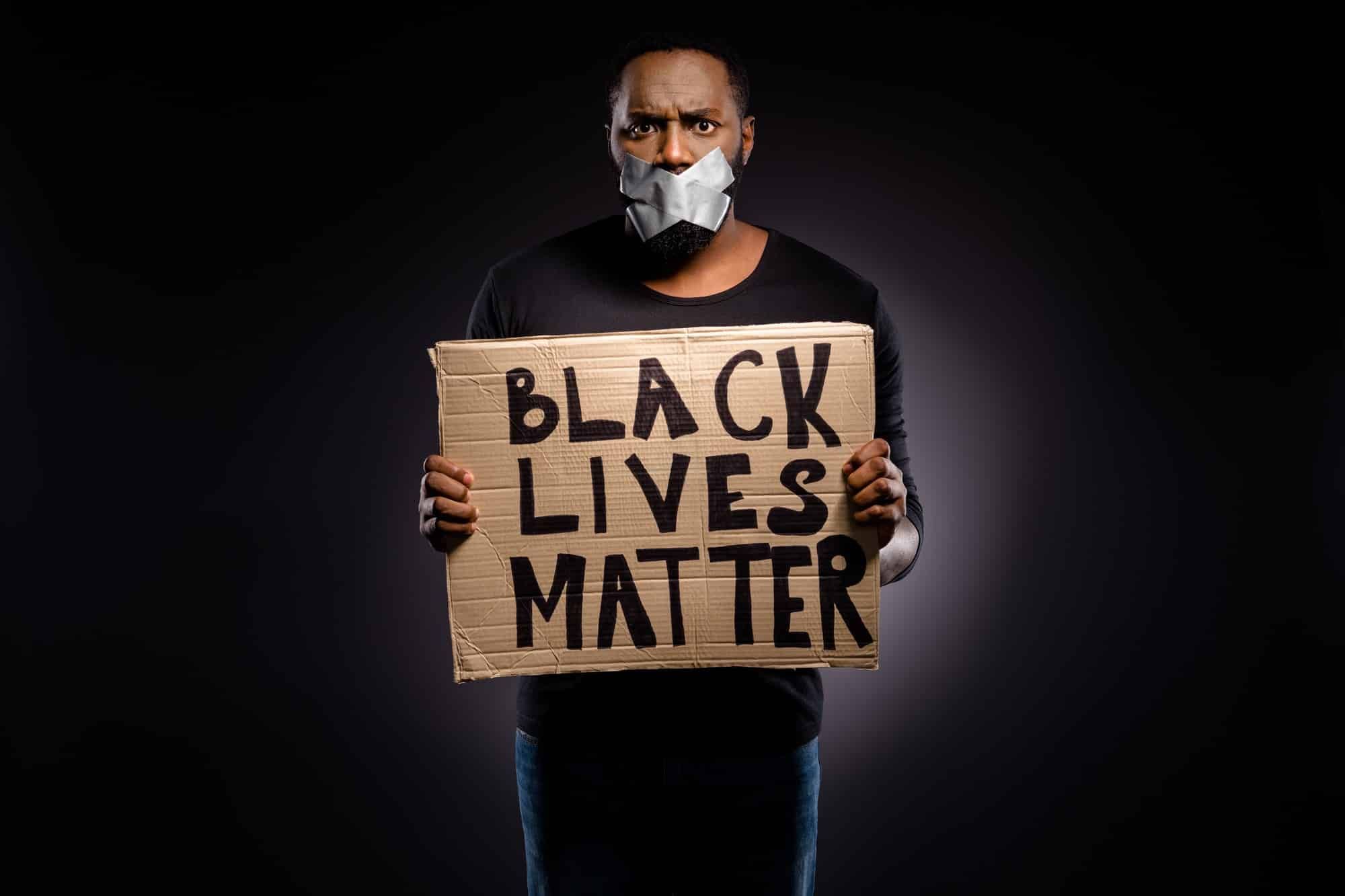 BLM protestors have allegedly been hit with tear gas.