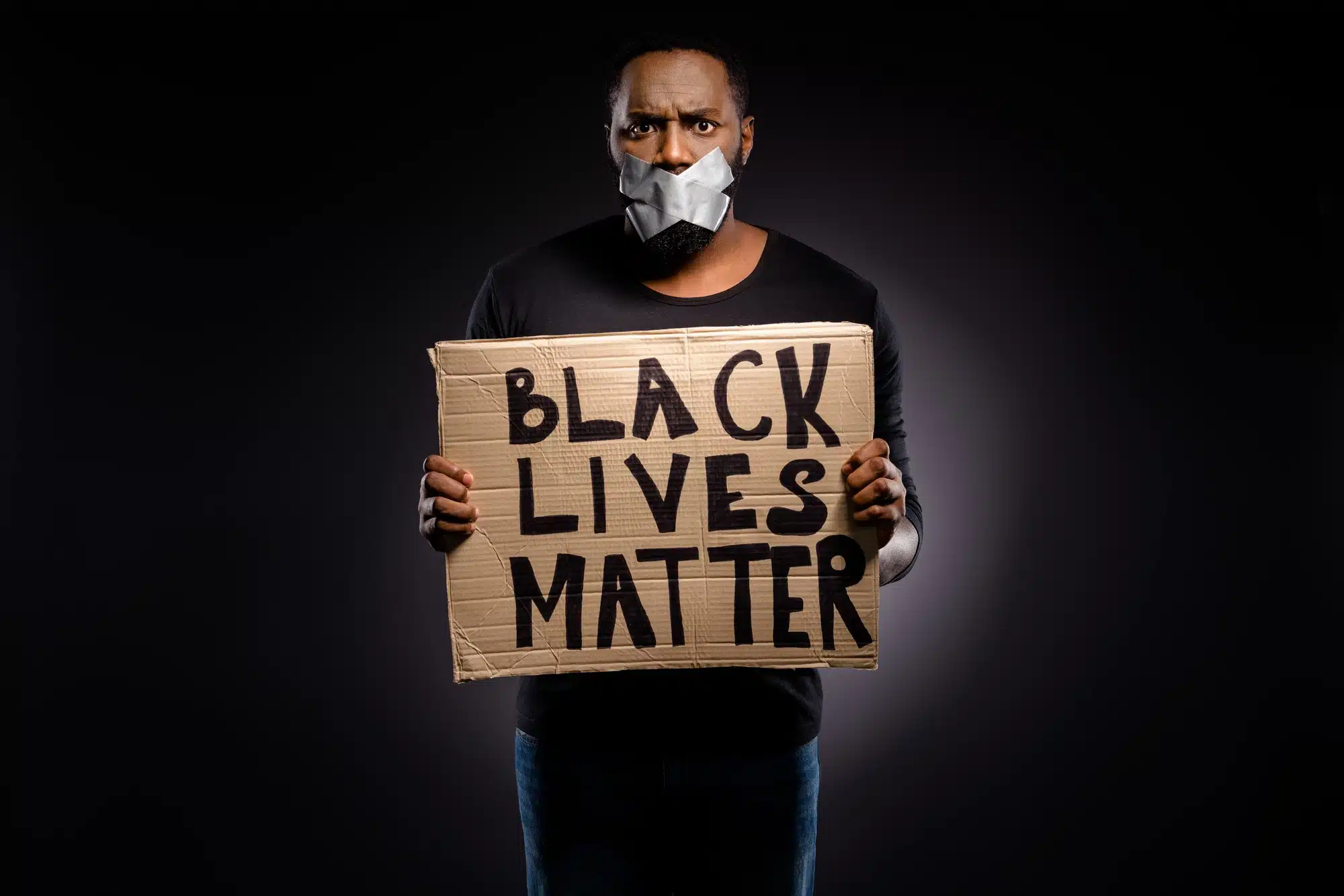 BLM protestors have allegedly been hit with tear gas.