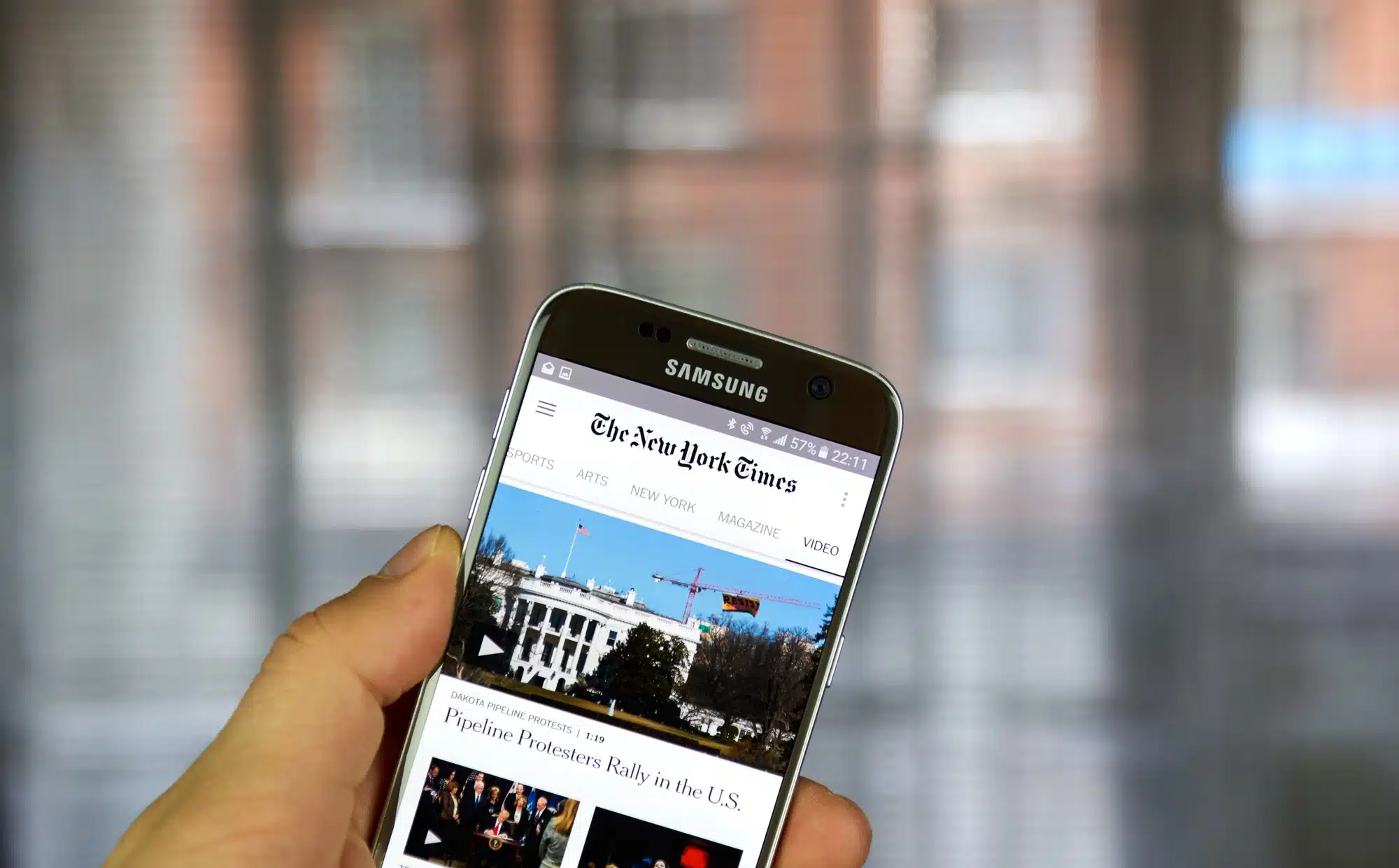 New York Times app