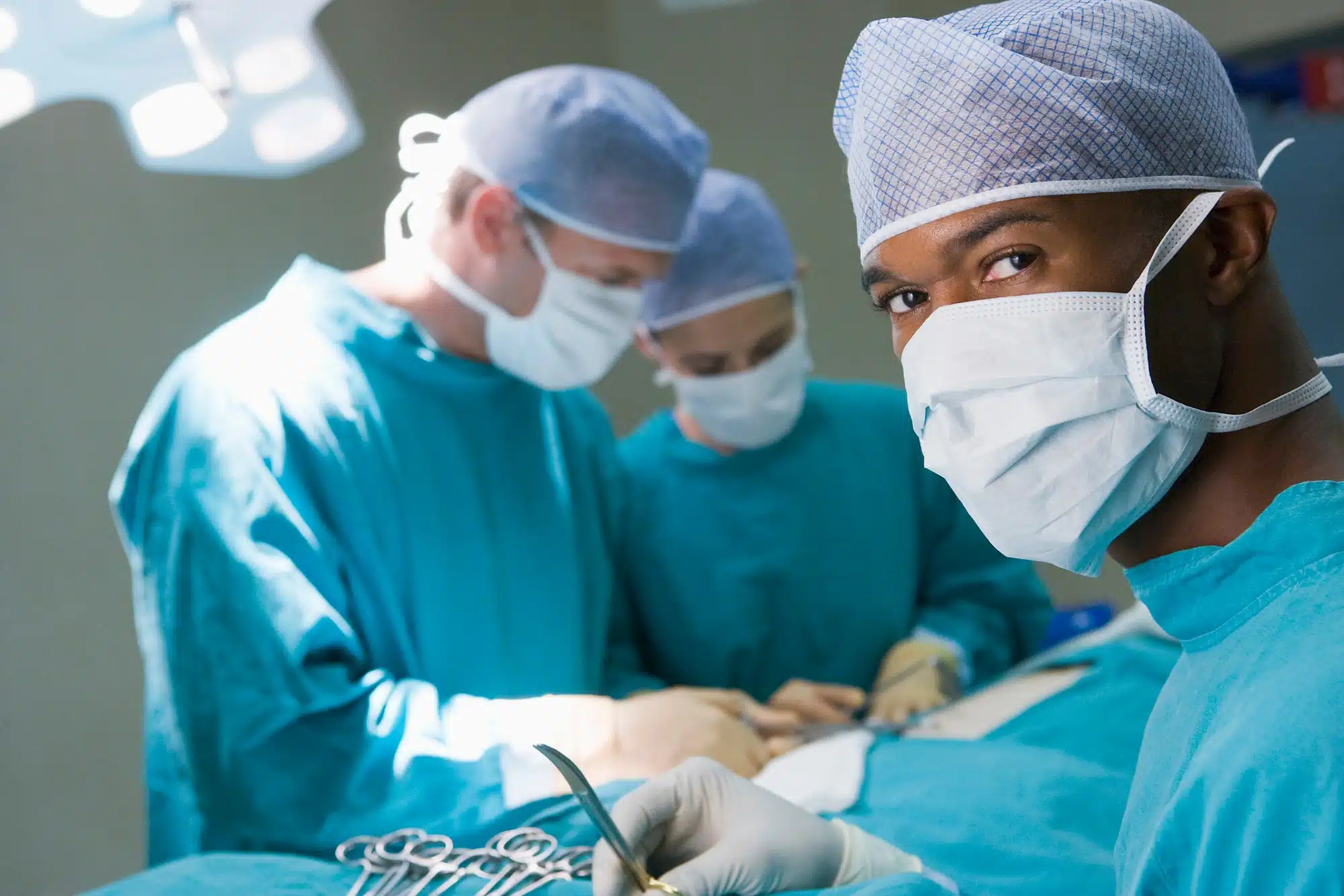 Surgical staple injury