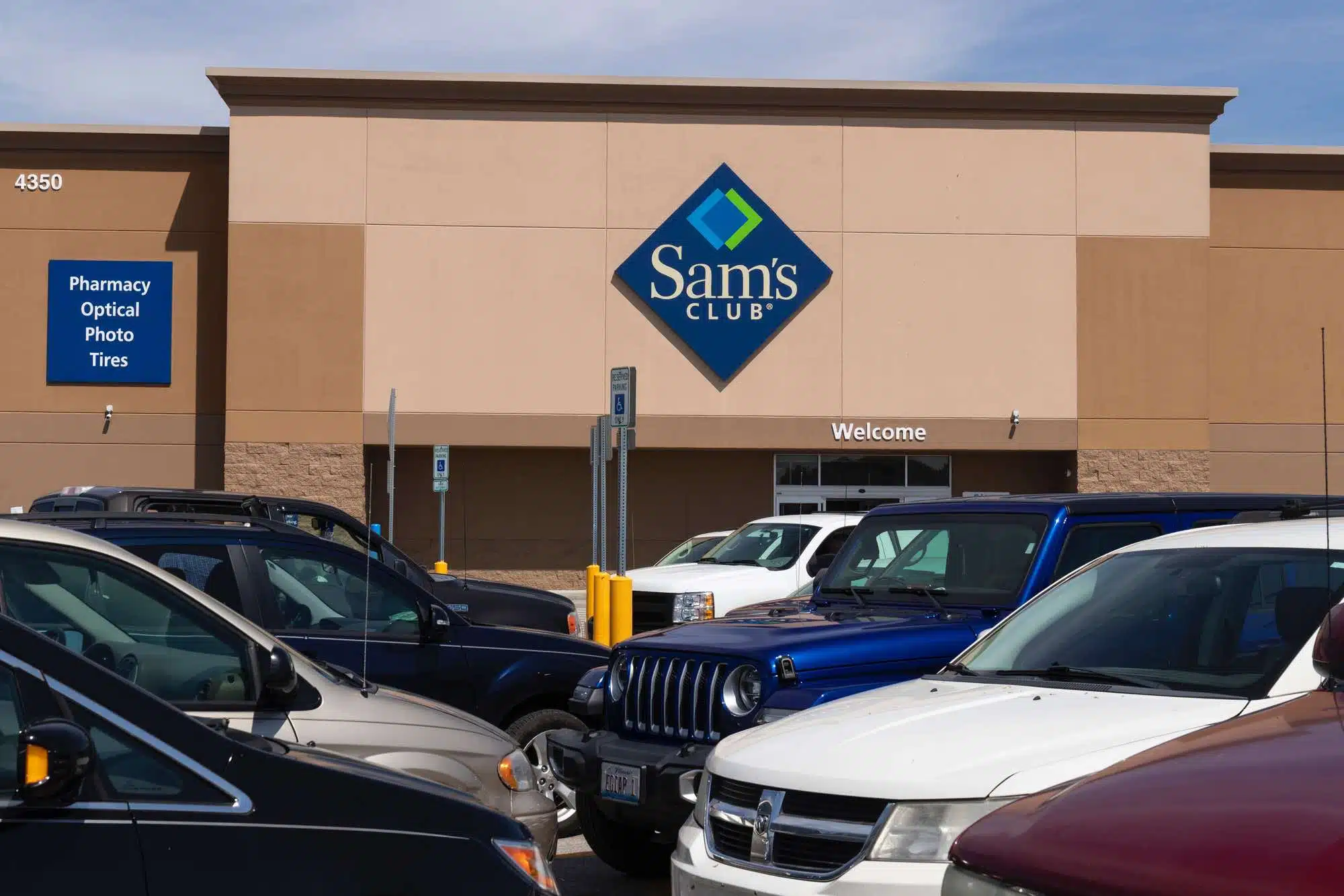 Sam's Club store with membership plus