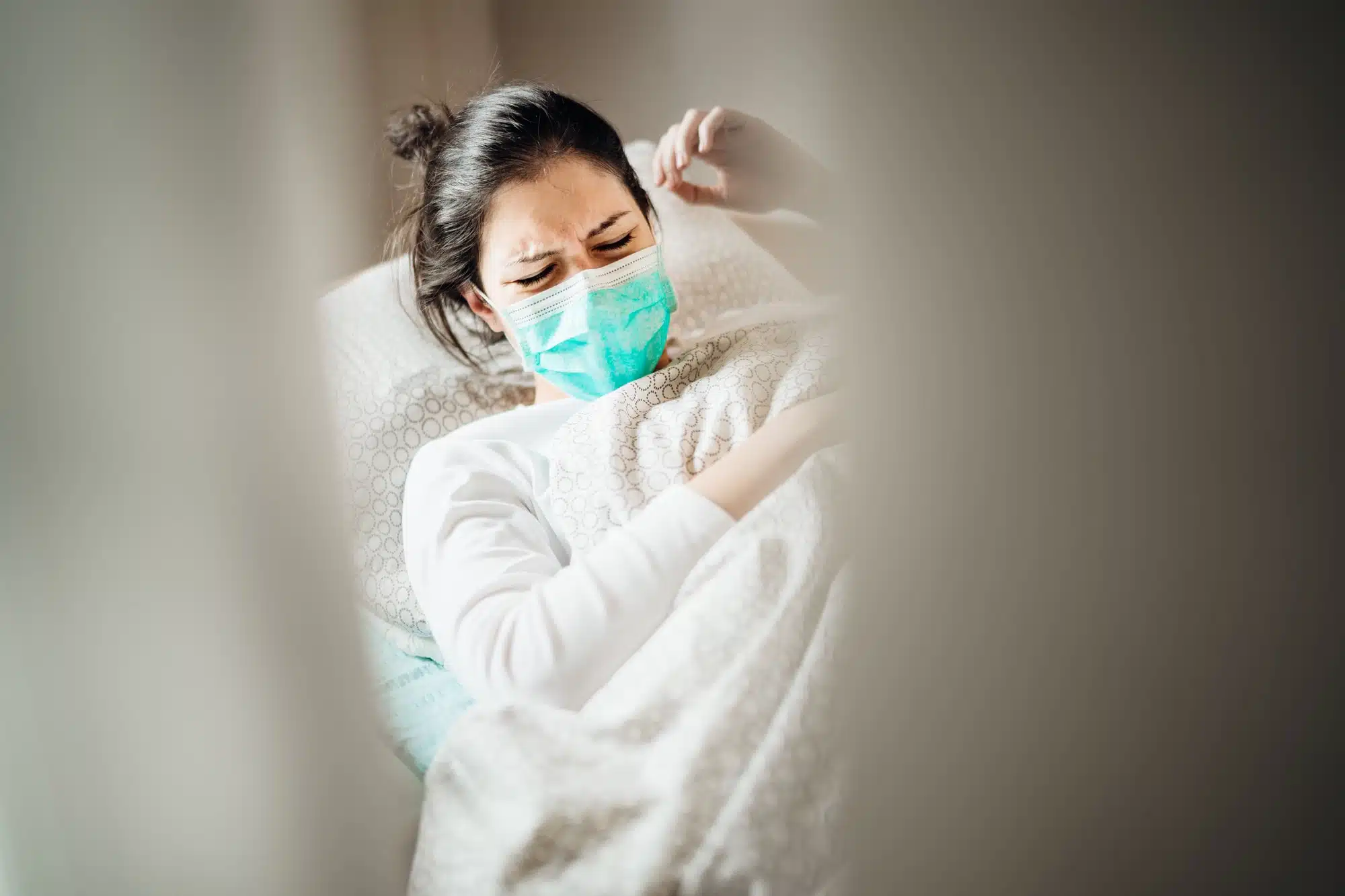 sick woman wanting paid sick leave