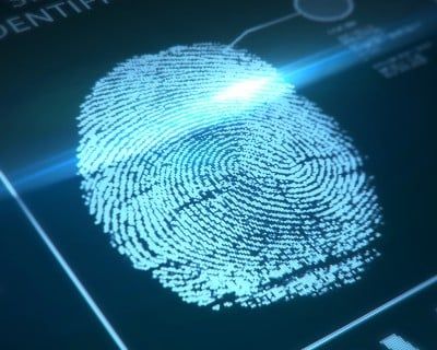 Fingerprint scan