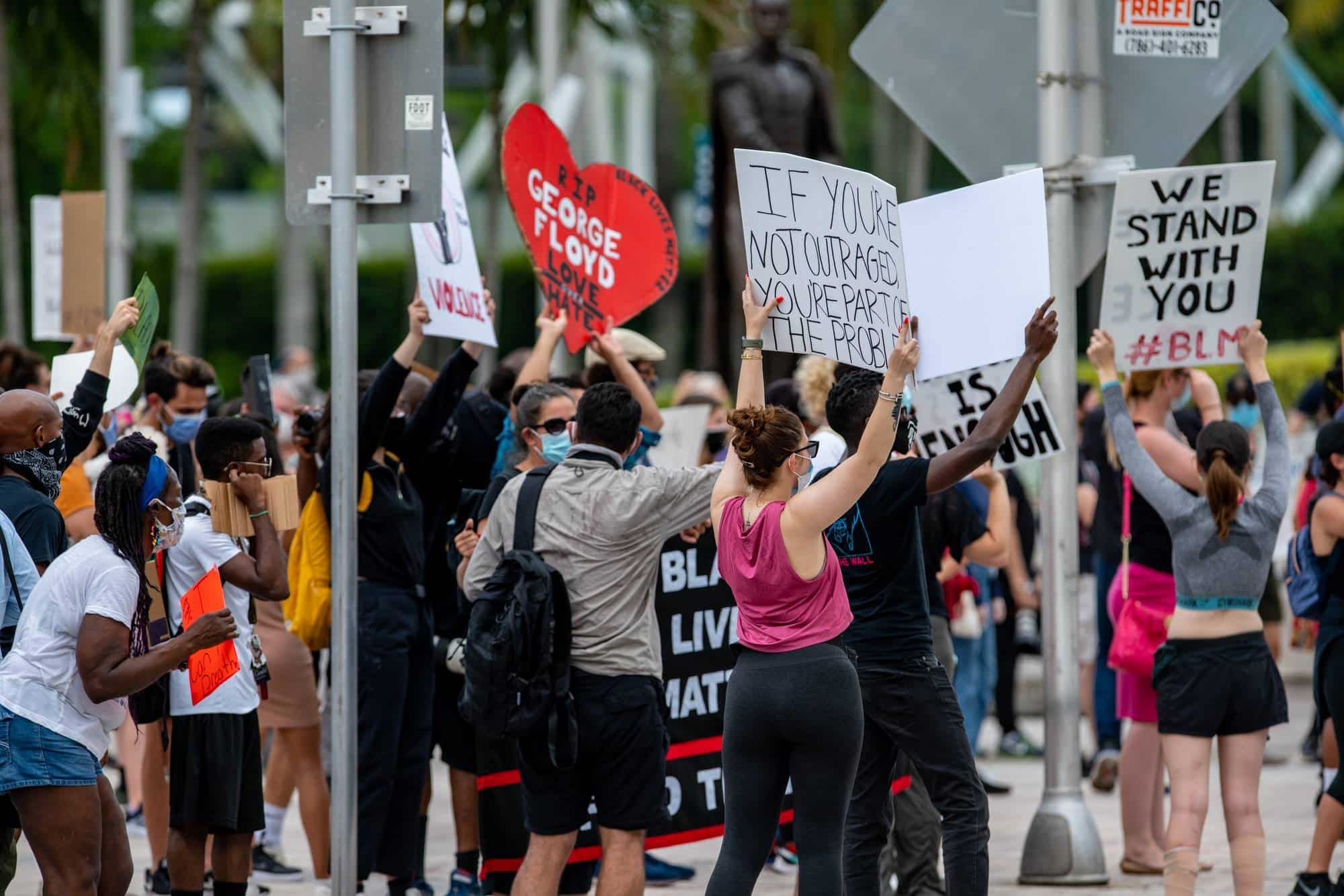 An Elijah McClain vigil was allegedly targeted by police brutality.