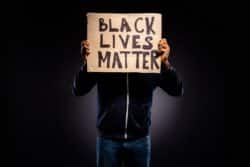 Protesters at an Elijah McClain memorial were allegedly targeted by police officers.