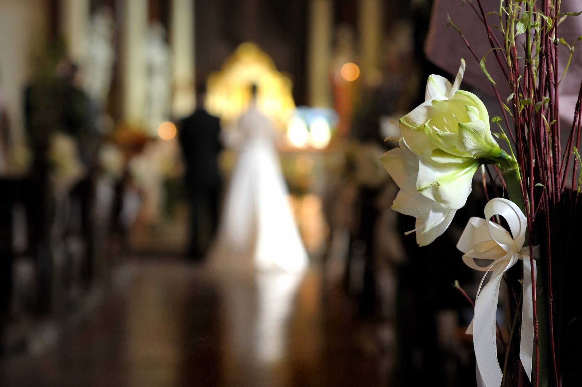 wedding ceremony in church