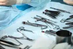 Surgical stapler injury claims injury.