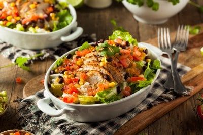 Mexican chicken bowl - Chipotle