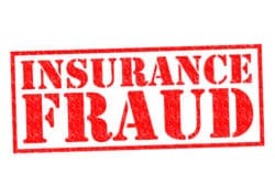 Insurance fraud stamp