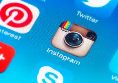 Instagram app icon on phone screen - Instagram photos