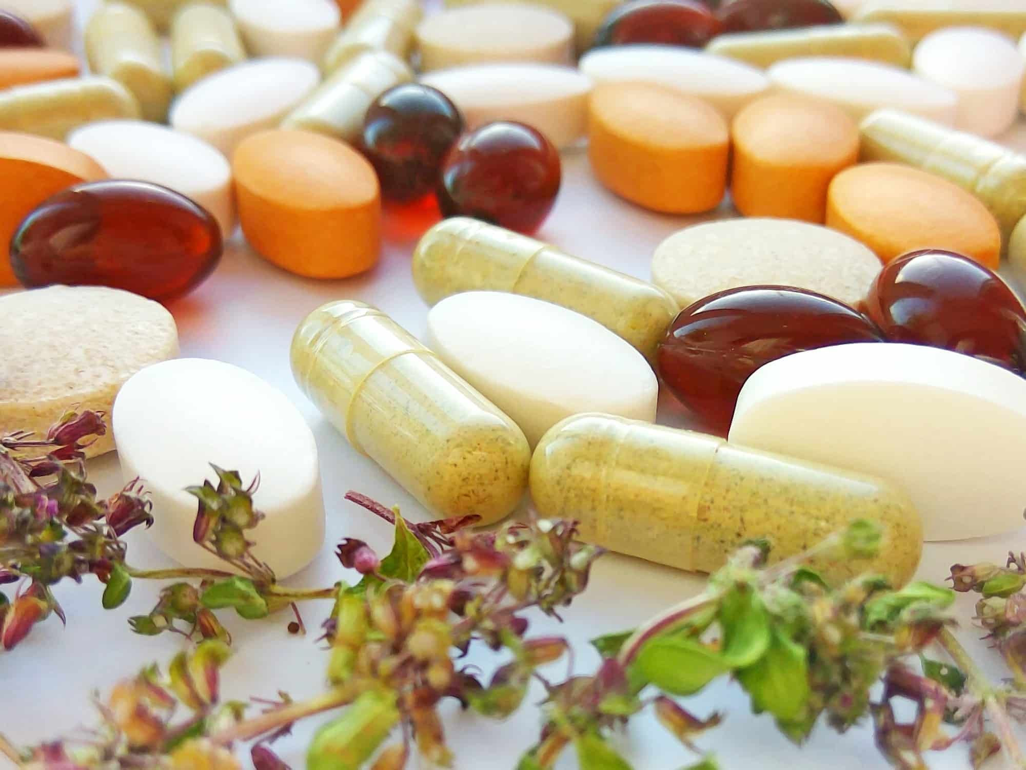 Variety of supplements and herbs