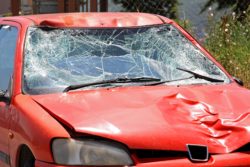 Total loss of vehicle is when the repairs cost more than the vehicle is worth.