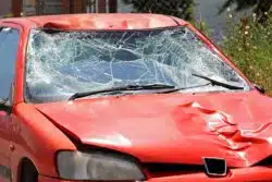 Total loss of vehicle is when the repairs cost more than the vehicle is worth.