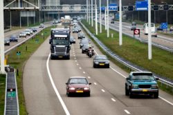 Traffic on freeway