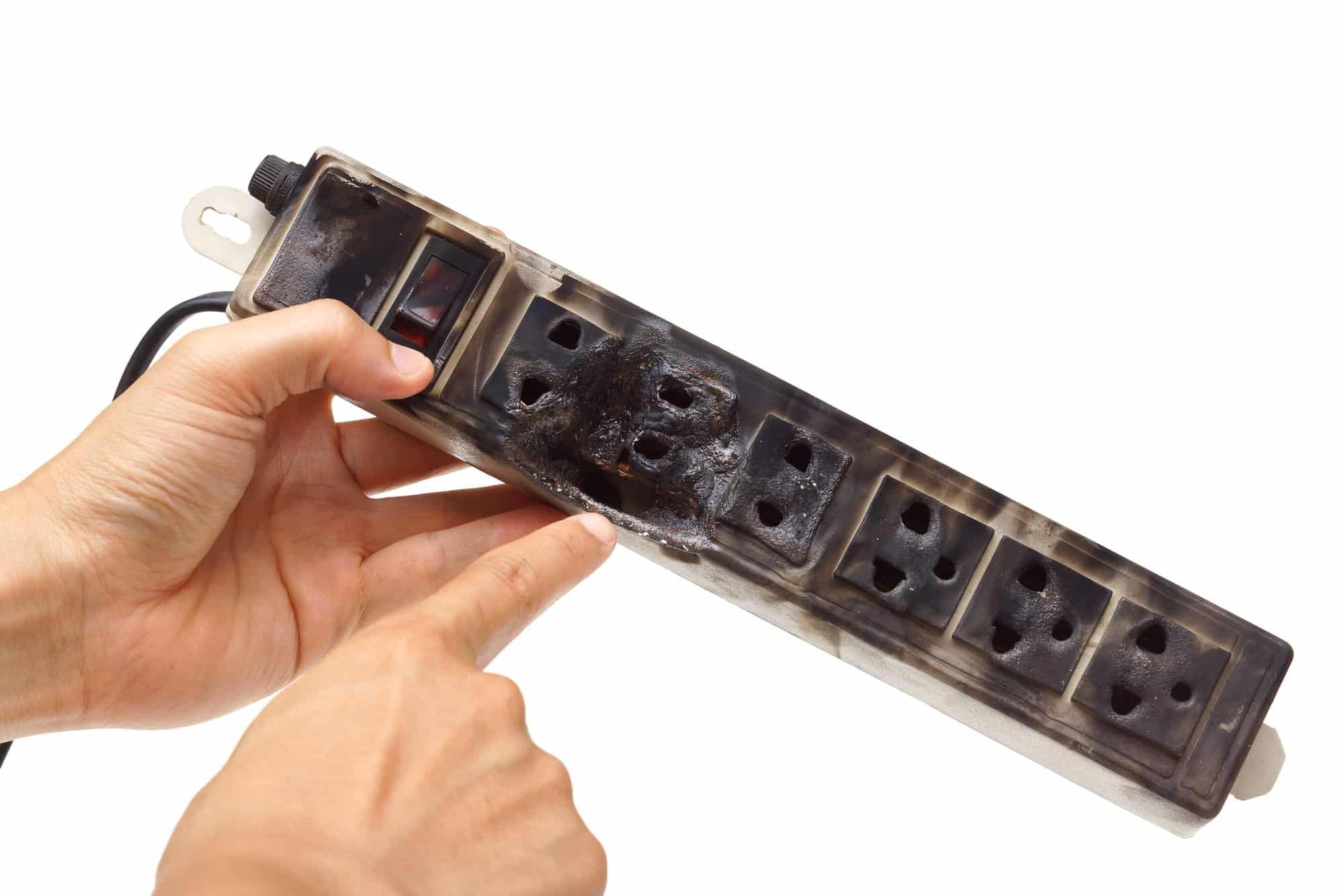 AmazonBasics surge protector may be dangerous.