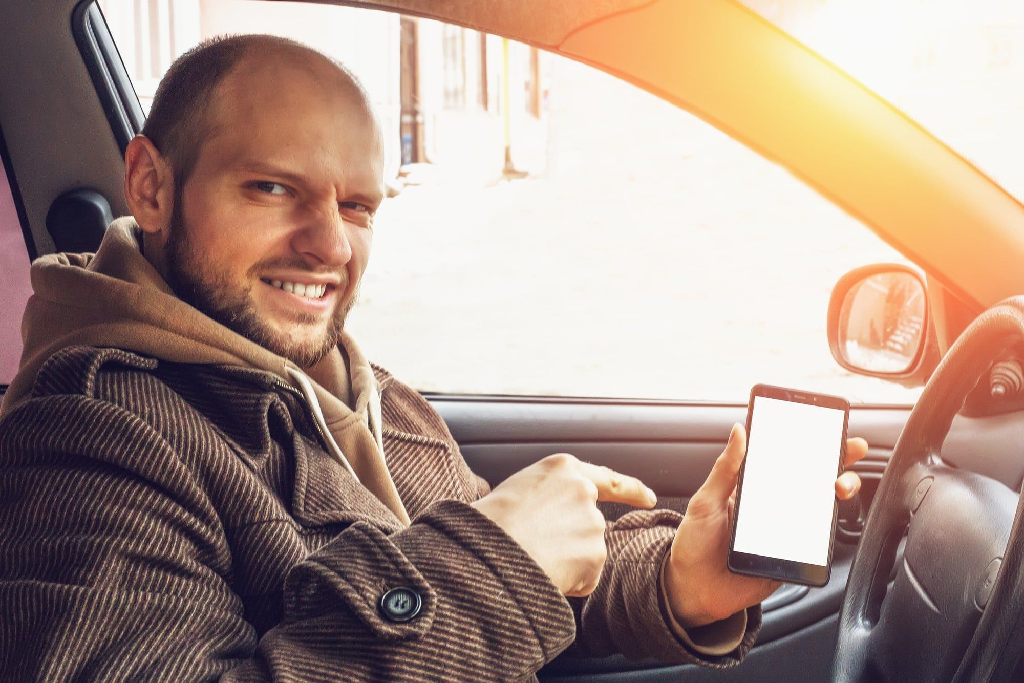 Ride-hailing driver gives passengers the creeps