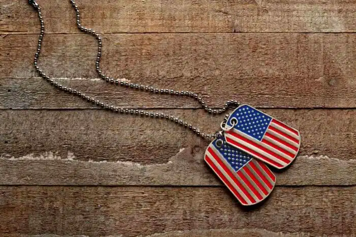 military dog tags