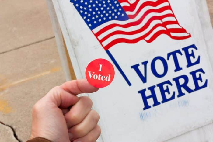 I voted sticker