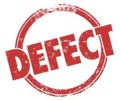 Automotive defect