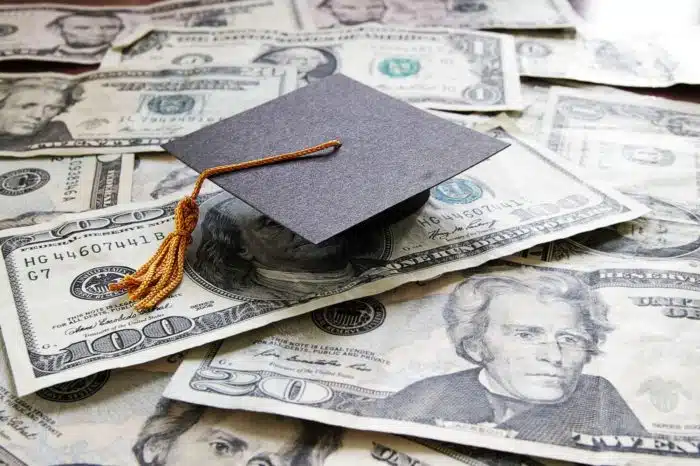 image of student loan debt