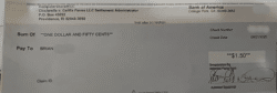 Settlement checks!