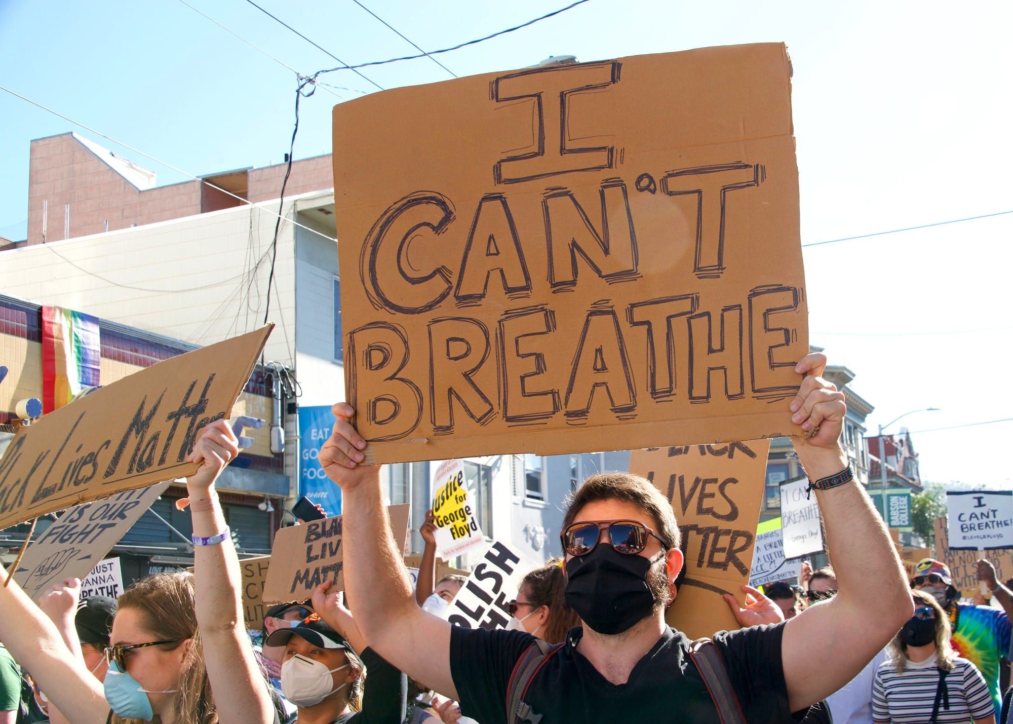 Racial injustice protestors claim SFPD spied on them.