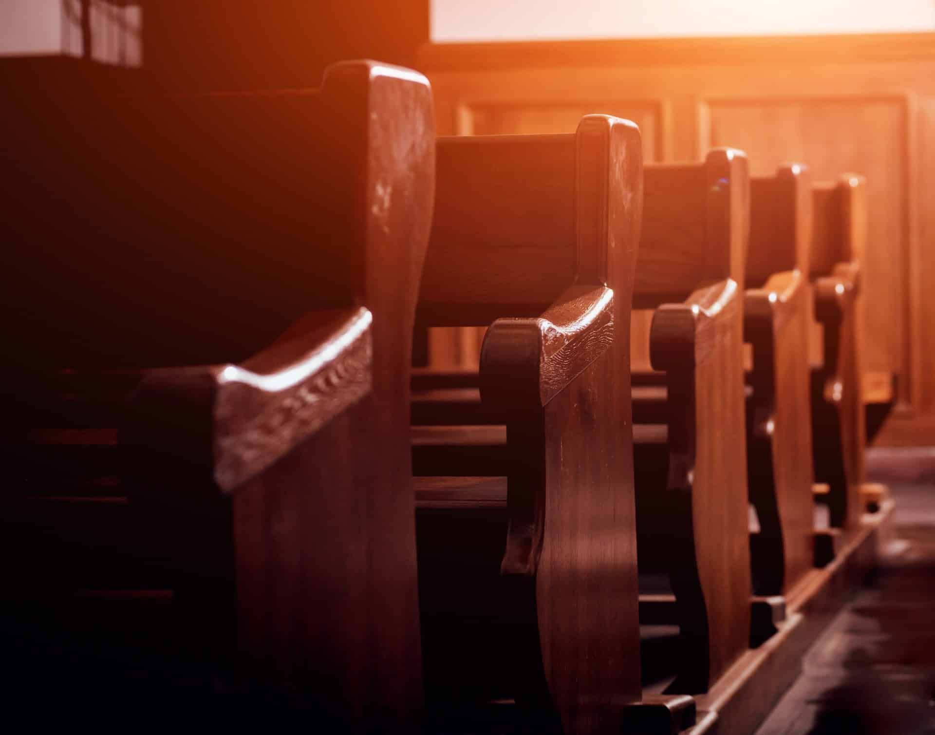 Empty pews in a church - Capitol Hill Baptist Church