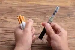 E-cigarette addiction is a growing problem with severe health effects.