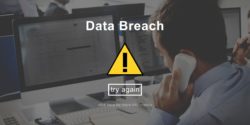 Data breach while man is at work