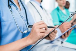 nurses taking notes