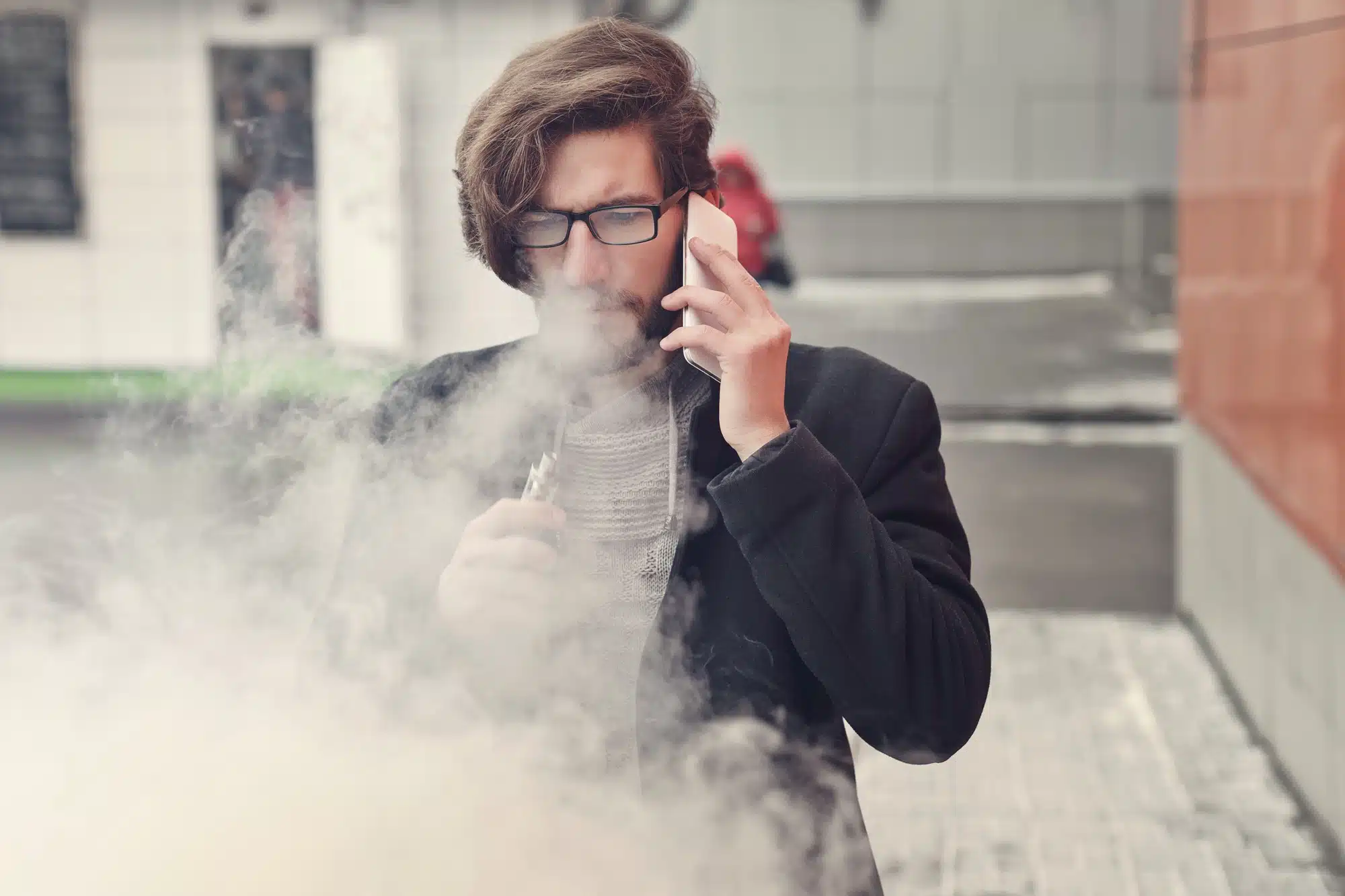 Contract canvassers work for Juul public relations.