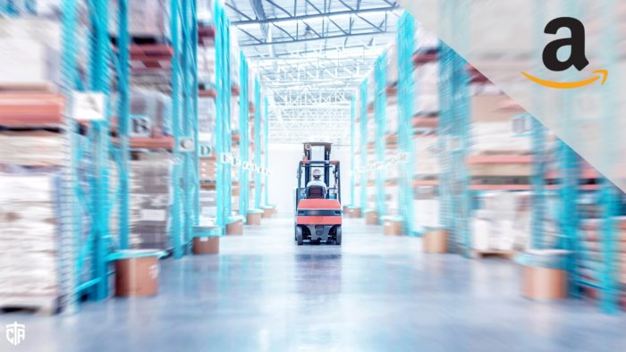 amazon worker in warehouse