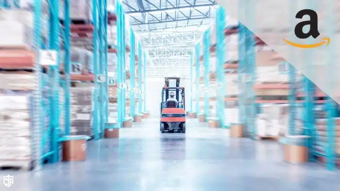 amazon worker in warehouse
