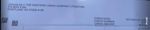 Western Union TCPA class action rebates