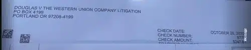Western Union TCPA class action rebates
