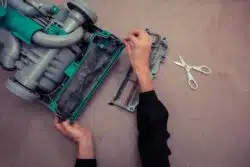 broken vacuum