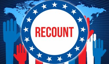 Georgia voters watch the recount.