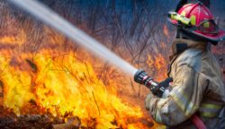 The U.S. Forest Service may have turned down firefighting equipment.