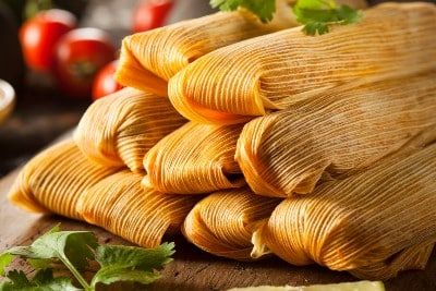 A stack of tamales - health alert