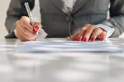 signing bank account agreement with terms of bank overdraft fees