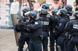 Police violence occurred at BLM protests.