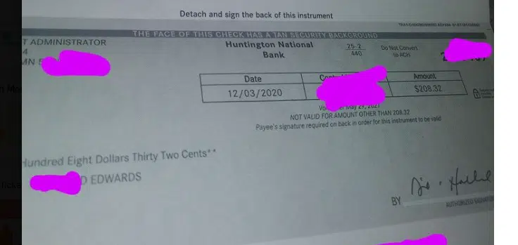 Parking Heater indirect purchaser checks in the mail