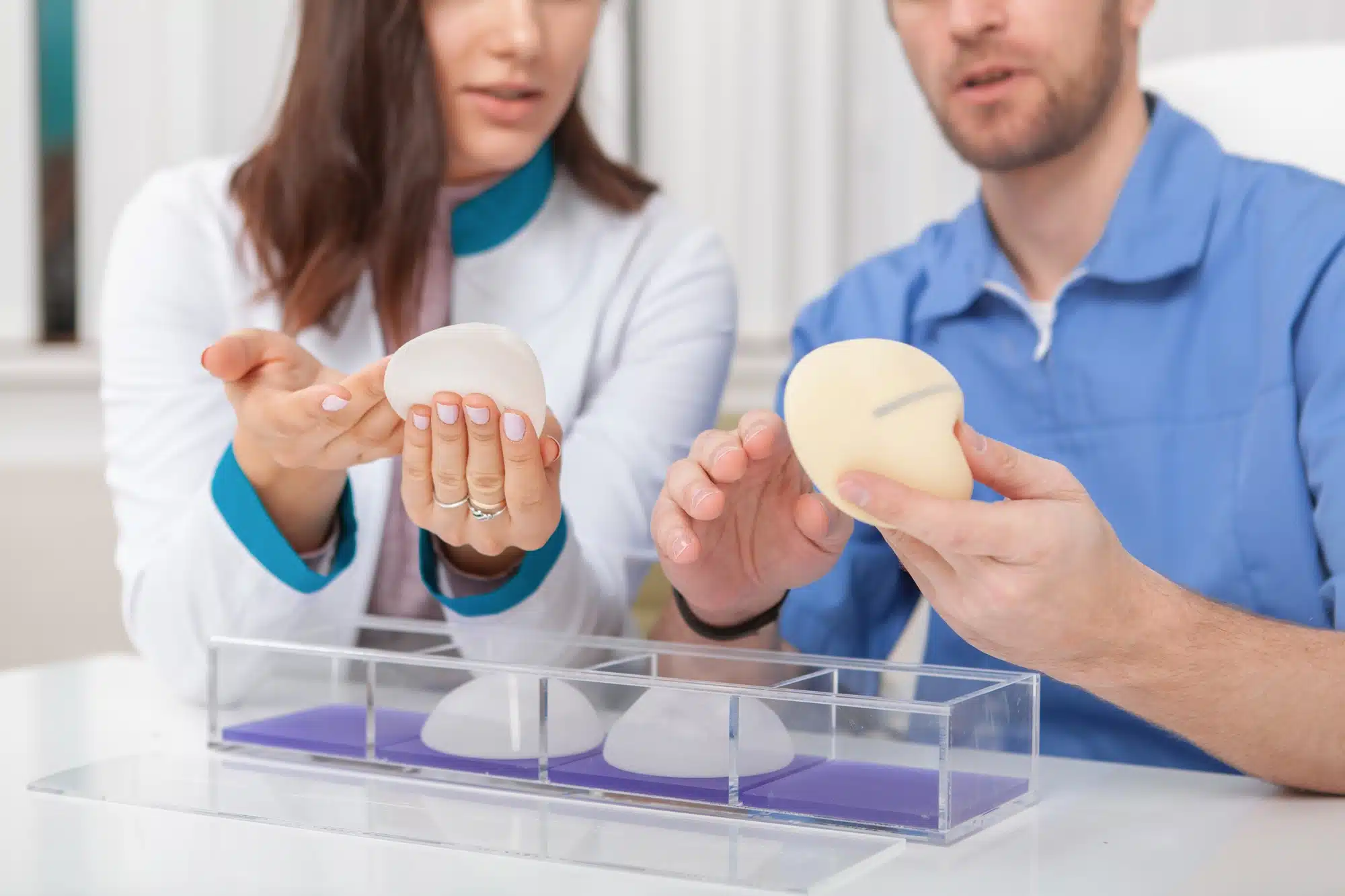 Two plastic surgeons discuss breast implants