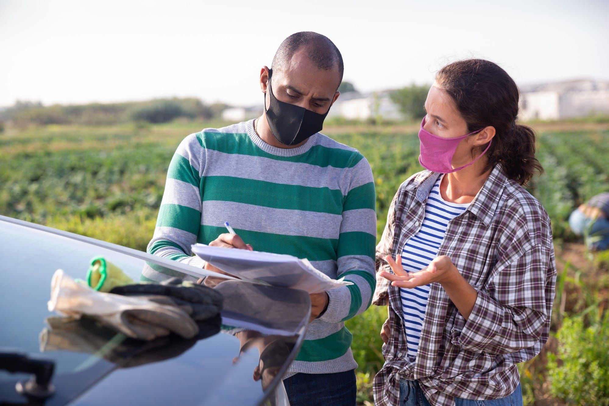 Farmworkers are challenging a move by the Trump administration to freeze wages.