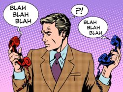 cartoon portraying annoying calls
