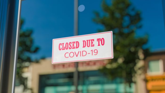 closed due to covid 19 sign for Disneyland annual pass holders